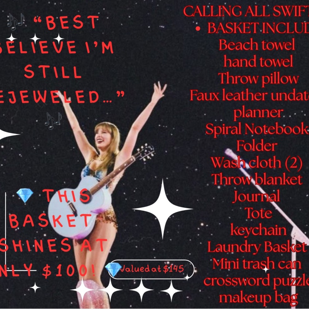 Taylor Swift fan basket